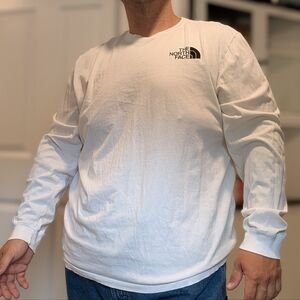 The North Face Men's Classic White Long Sleeve Tee